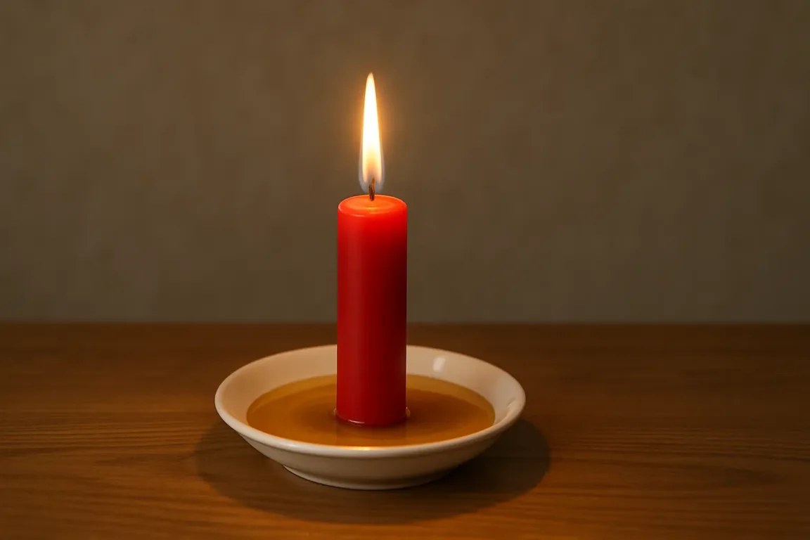 Simpatia com mel e vela vermelha para atrair uma paixão sincera