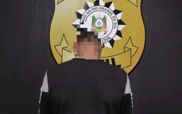 Homem é preso no centro de Bento Gonçalves por descumprir medida protetiva