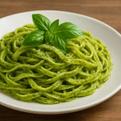 Talharim ao molho pesto