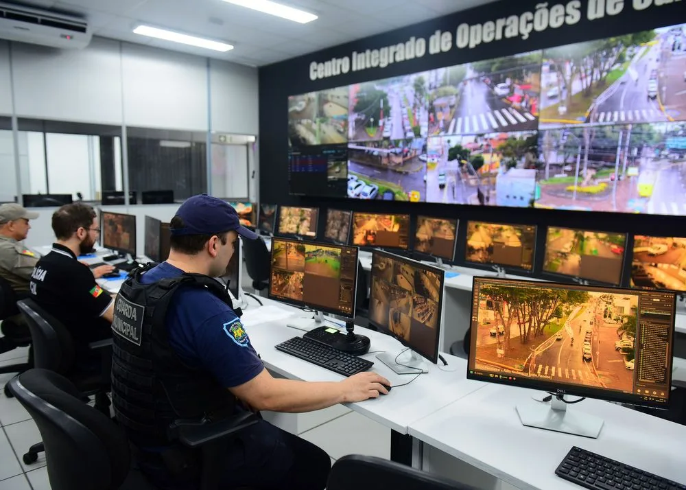 Imagem Ilustrativa do Centro Integrado de Operações de Caxias do Sul. Foto: Andréia Copini/Reprodução Site Prefeitura de Caxias do Sul.