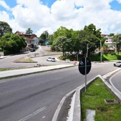 A reformulação do trevo de acesso ao bairro Planalto é uma obra aguardada há mais de 40 anos pela comunidade local. Foto: Ícaro de Campos/Divulgação.
