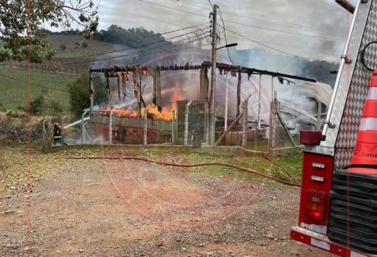 Foto: Bombeiros Voluntários de Garibaldi