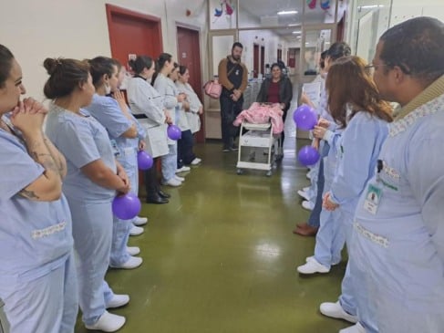 Após 166 dias na UTI Neonatal, bebê prematura recebe alta em Bento Gonçalves