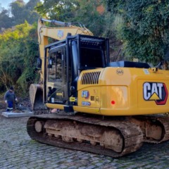 Prefeitura inicia nova rede de drenagem no bairro Fátima para conter vazamentos e erosão. Foto: Ederson de Oliveira/Divulgação.