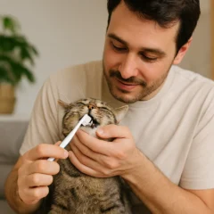 3 motivos para escovar os dentes do seu gato