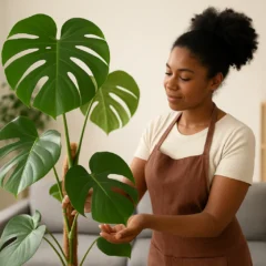 3 segredos para fazer a monstera deliciosa crescer com folhas gigantes