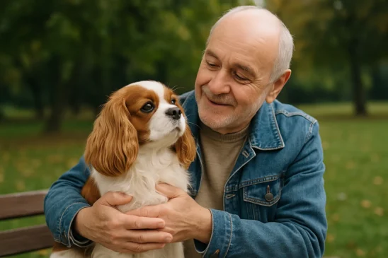 5 raças de cães para idosos e como eles afetam o psicológico na terceira idade