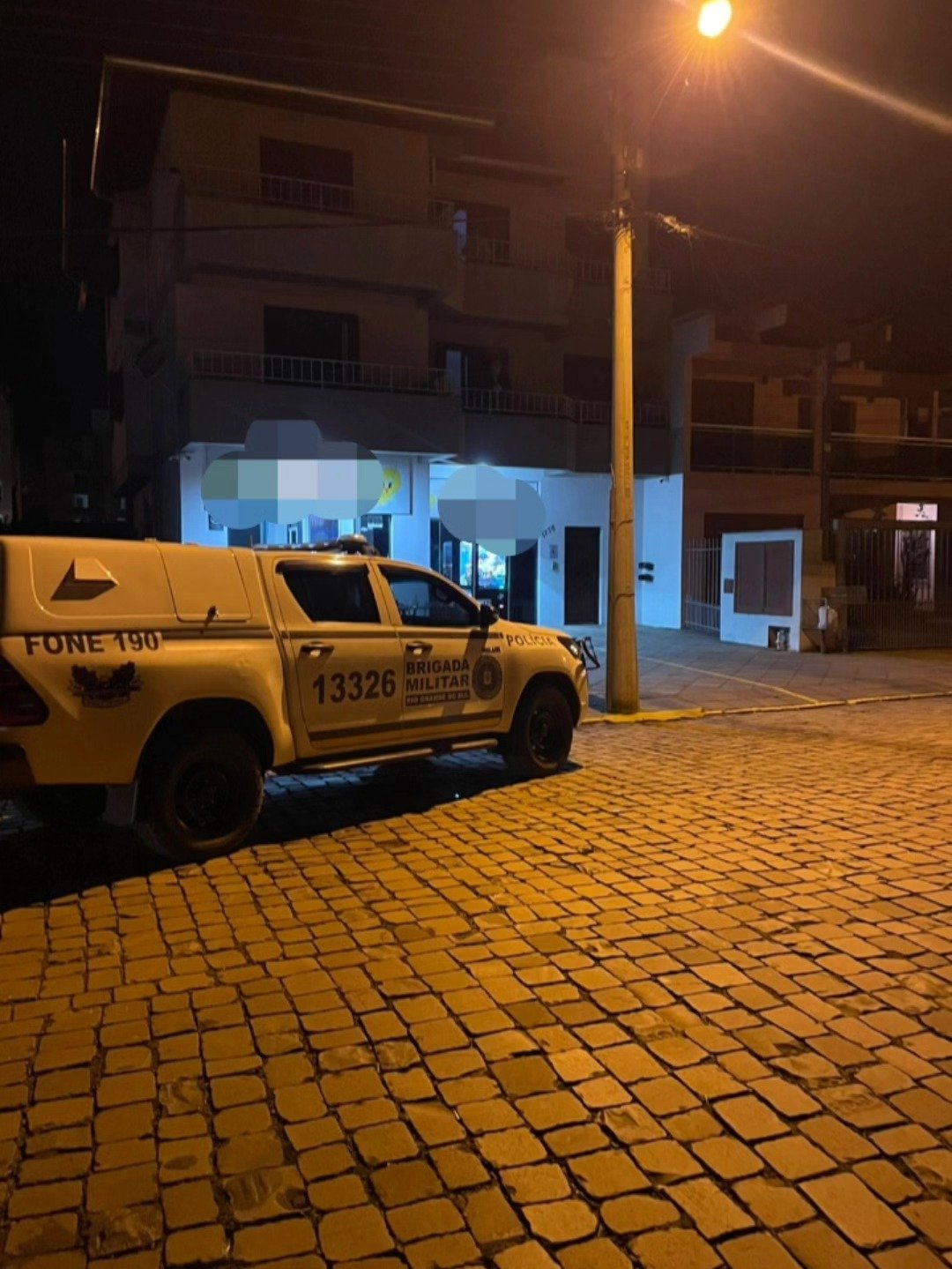 Ação da BM aconteceu no início da noite de sexta-feira (11), por volta das 18h30. (Foto: Comunicação Social da 3ª Companhia Independente)