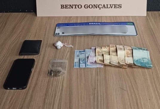 Homem é preso por receptação durante operação da Brigada Militar em Bento Gonçalves