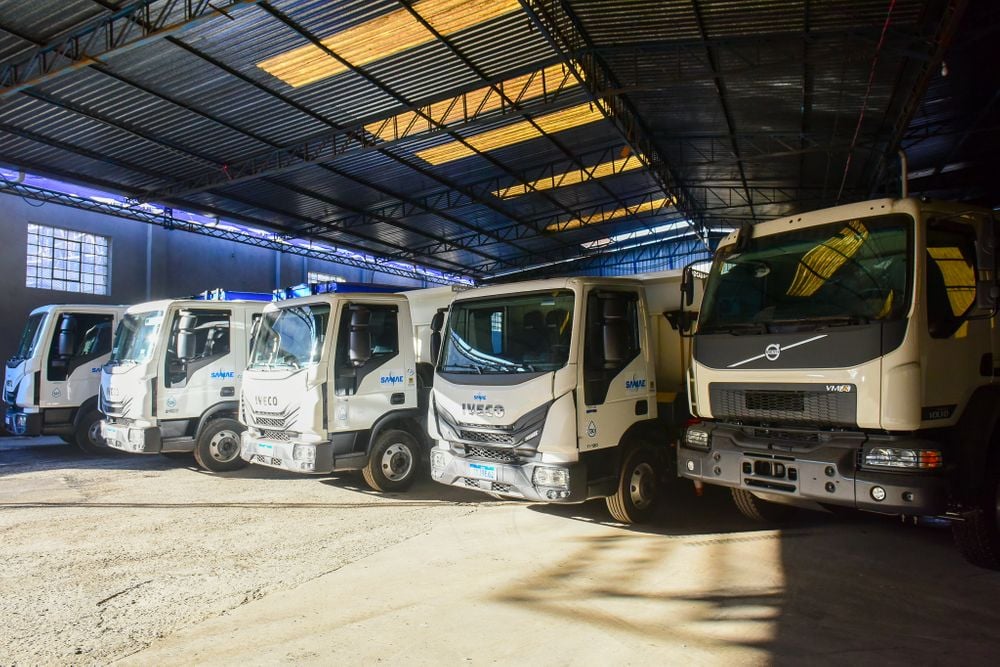 Ao todo, seis veículos pesados foram acrescentados à frota este ano. Foto: Divulgação Samae