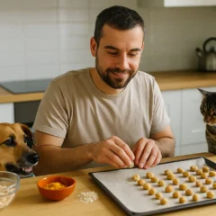 Aprenda a fazer um petisco caseiro que cães e gatos simplesmente amam