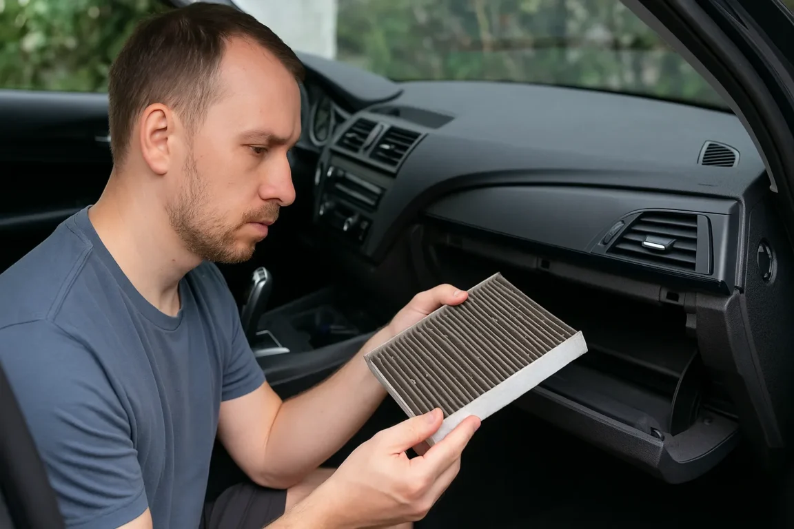 Ar-condicionado do carro gela pouco Pode ser só esse filtro entupido
