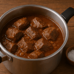 Carne de panela de pressão