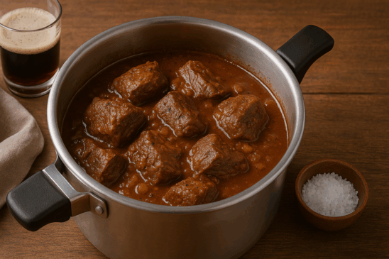 Carne de panela de pressão