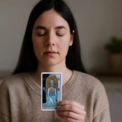 Carta do tarô “A Sacerdotisa” pede silêncio, escuta e conexão interior