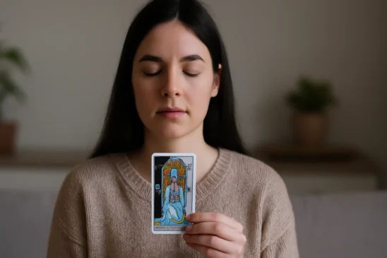 Carta do tarô “A Sacerdotisa” pede silêncio, escuta e conexão interior
