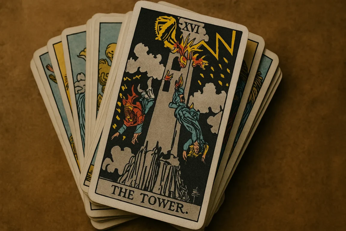 Carta do tarô “A Torre” alerta para verdades que precisam vir à tona