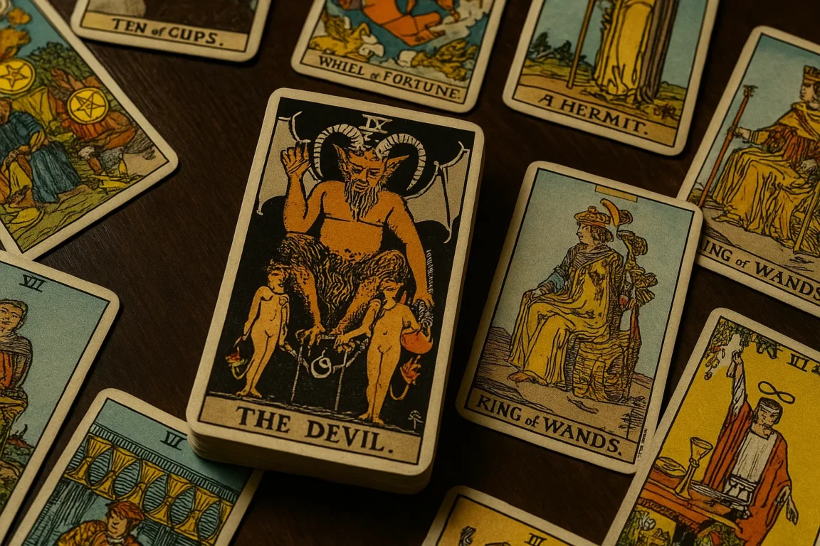 Carta do tarô “O Diabo” revela desejos ocultos e alerta sobre domínio emocional