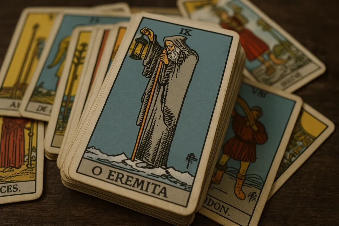 Carta do tarô “O Eremita” pede pausa e reflexão antes de agir