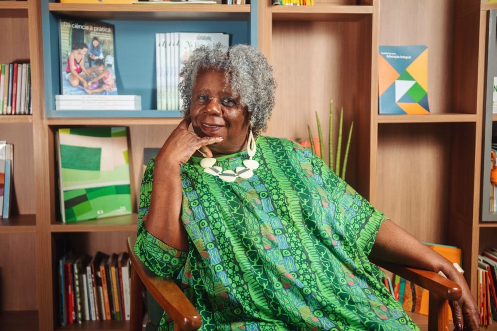 Conceição Evaristo, professora, escritora e intelectual brasileira que desenvolveu o conceito Escrevivências. Foto: Itaú Social/Reprodução.