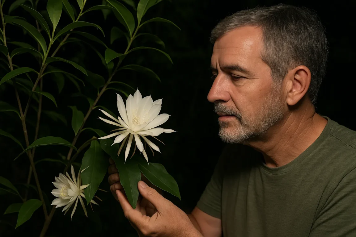 Dama-da-noite só floresce à noite com calor e umidade específicos