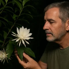 Dama-da-noite só floresce à noite com calor e umidade específicos