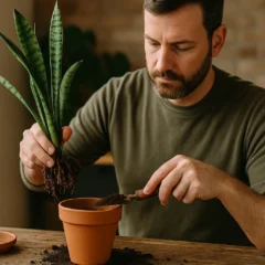 Espada-de-são-jorge murcha quando falta esse tipo de troca no vaso