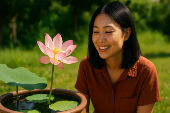 Flor-de-lótus precisa de muita luz e água parada para se manter estável