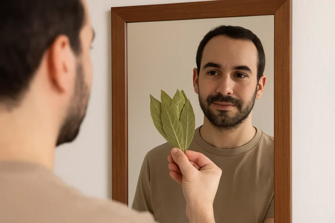 Folhas de louro atrás do espelho o truque místico que promete refletir boas energias