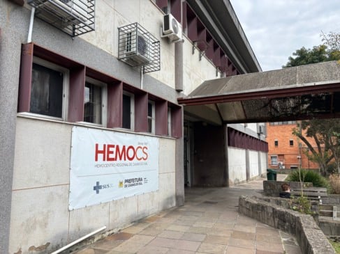 Caxias do Sul recebe R$ 300 mil e irá realizar reforma no Hemocentro Regional de Caxias do Sul. Foto: Rafael da Silva Carvalho/Divulgação.