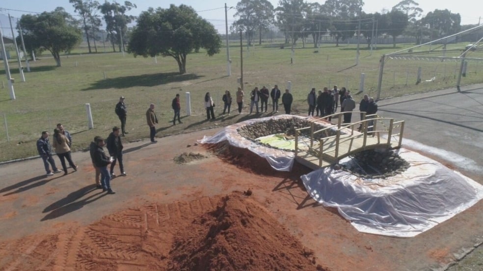 Prefeito Luciano Pinto e equipe visitam estrutura da Festa do Pescador no Parque Municipal de Eventos | Foto: João Paulo Ferreira