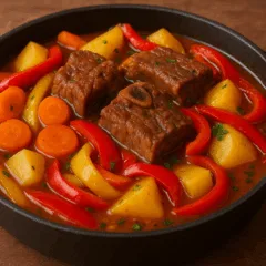 Ensopado de costela com legumes