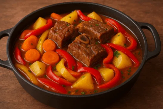 Ensopado de costela com legumes