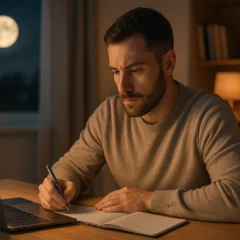 Lua em Capricórnio foco prático, ideal para organizar a semana