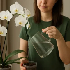 Orquídea phalaenopsis floresce melhor se você seguir esse padrão de rega