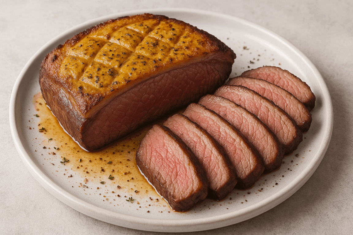 Picanha na mostarda Picanha na mostarda