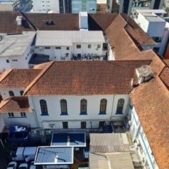 O Pompéia Ecossistema de Saúde deu início à reforma de sua cobertura mais antiga, construída na década de 1940. Foto: Divulgação Departamento de Comunicação Pompéia.