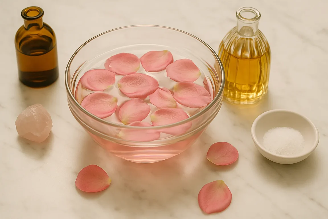 Simpatia com água de rosas para reabrir caminhos emocionais