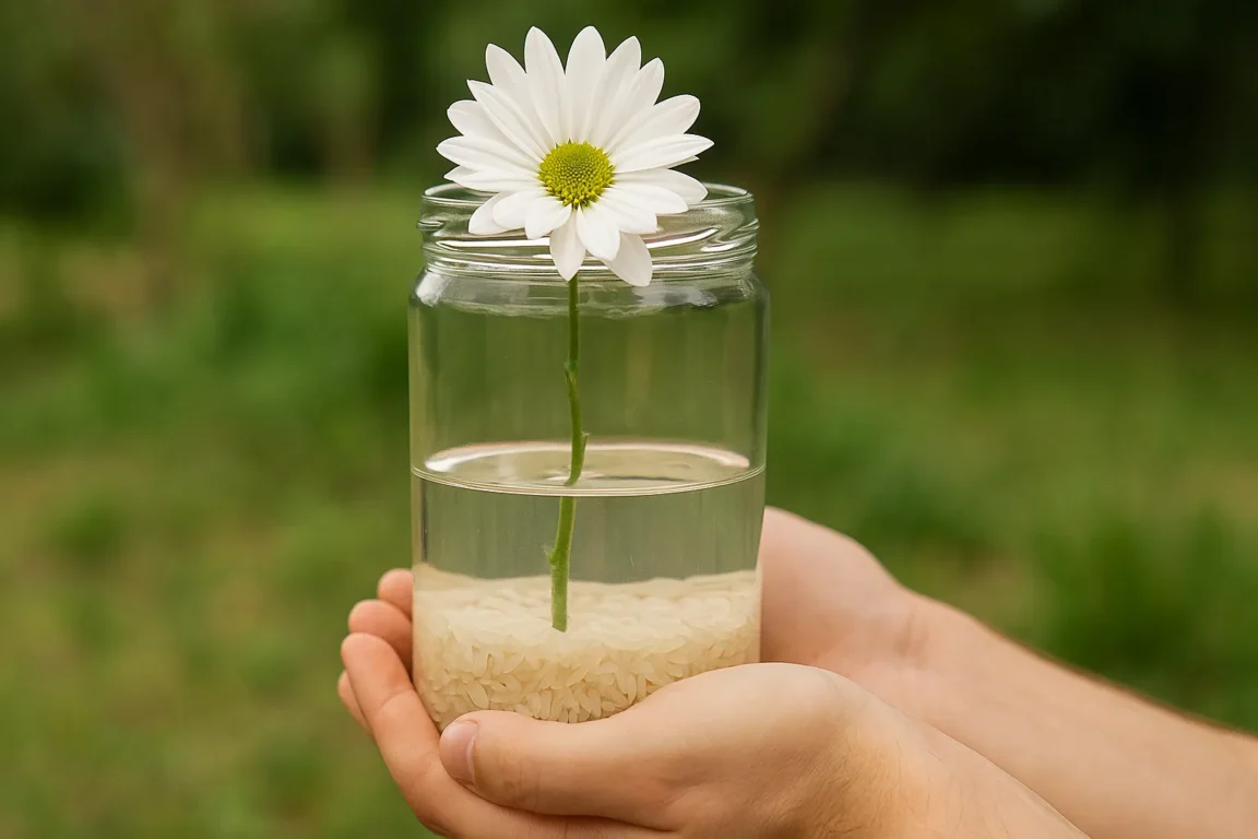 Simpatia com flor branca e arroz cru para harmonia no lar