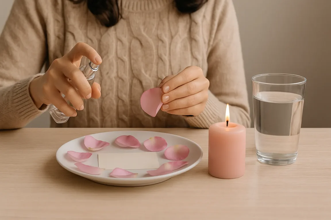 Simpatia com pétalas de rosa e perfume para atrair encontros doces