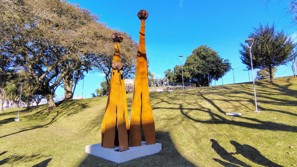 Monumento à solidariedade é inaugurado em Bento Gonçalves. Foto: Patrick Alessi/Grupo RSCOM.