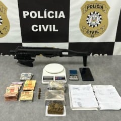 Polícia Civil prende suspeito de homicídio em Vacaria. Foto: Polícia Civil/Divulgação.