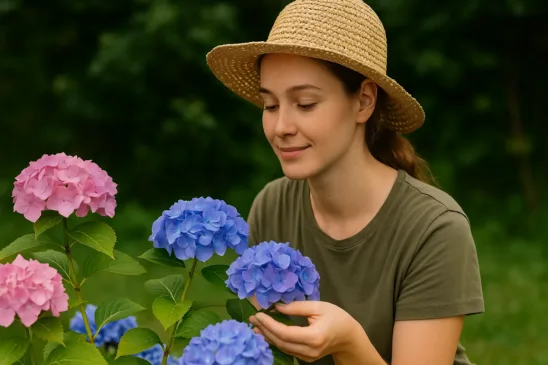 Hortênsia muda de cor com o solo — veja como escolher sua tonalidade preferida