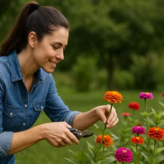 Zínia floresce melhor com poda semanal e sol pleno — veja como manter