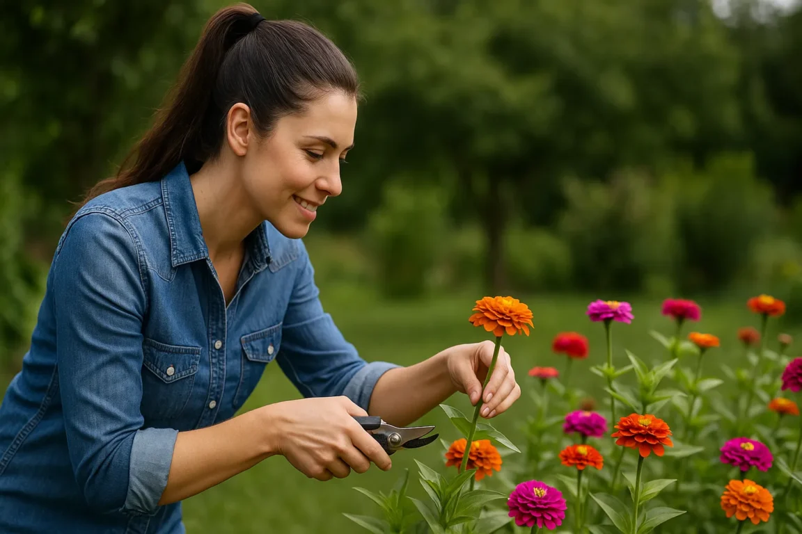 Zínia floresce melhor com poda semanal e sol pleno — veja como manter