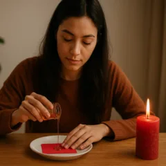 Simpatia com mel e papel vermelho para atrair um novo amor