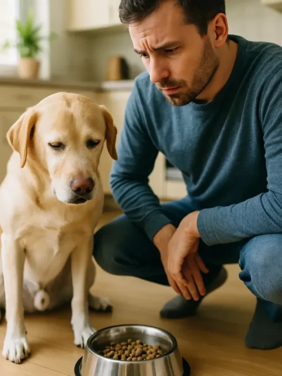 O que fazer se o pet vomita ração com frequência e sem motivo claro