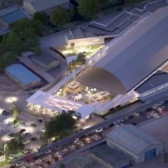 A arena terá capacidade para até 20 mil pessoas e estrutura fixa, pensada para evitar os problemas comuns de espaços temporários. (Foto: Fly51/Divulgação)