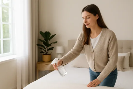 Cheiro de spa com truque do vinagre e essência como transformar seu quarto