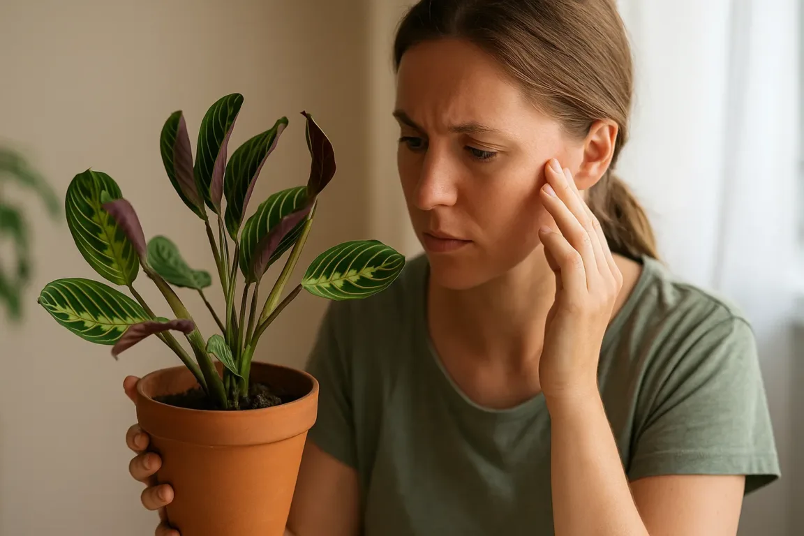 Maranta se fecha quando está estressada — veja como acalmar a planta